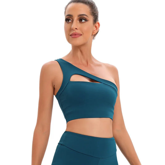 Sasha One-Shoulder Sports Bra