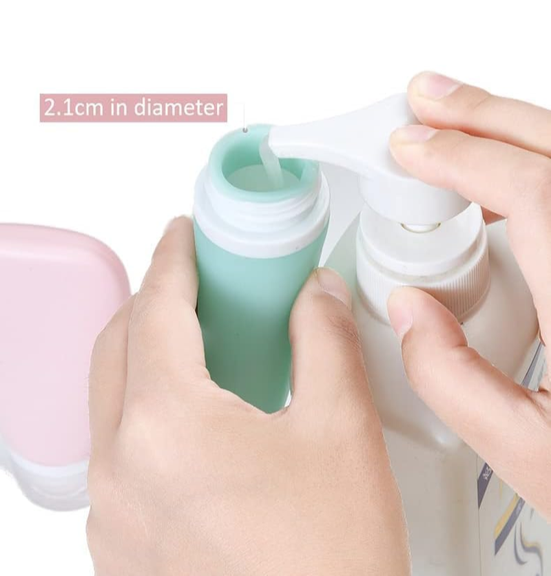 Silicone Toiletry Travel Bottles