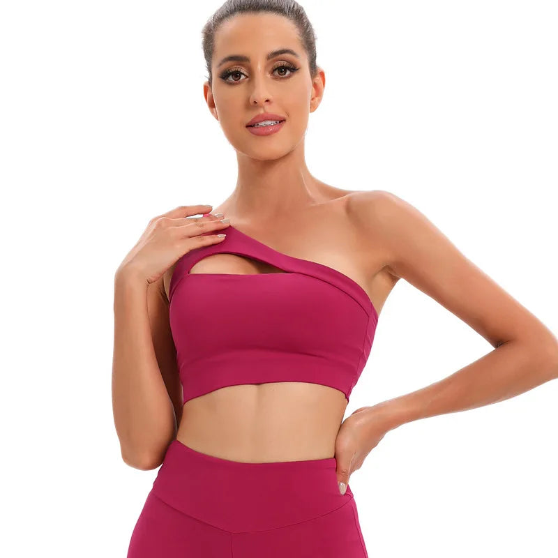 Sasha One-Shoulder Sports Bra